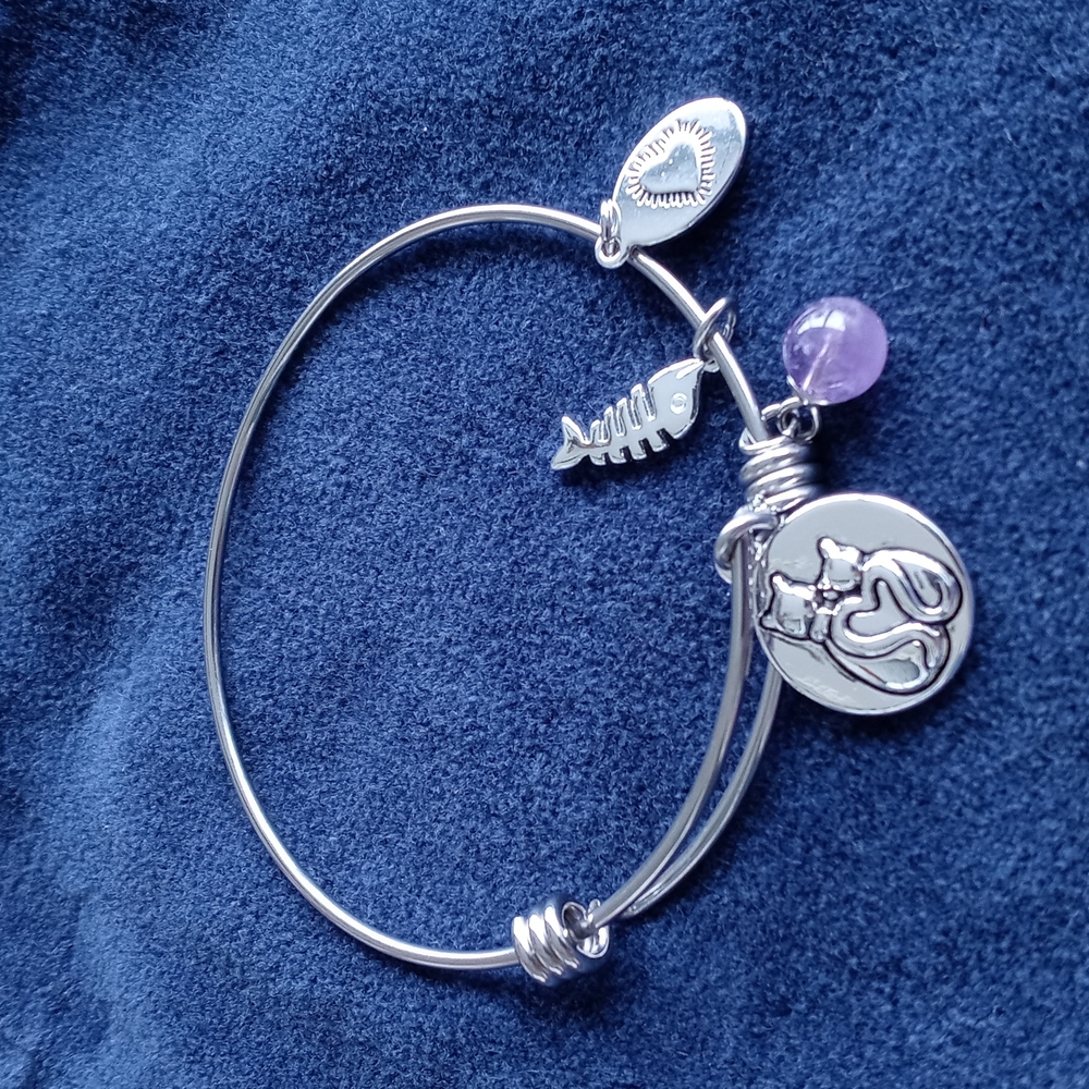Footnotes Cat Bangle Jewelry